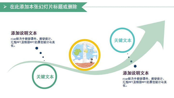 淡雅通用文化艺术PPT模板