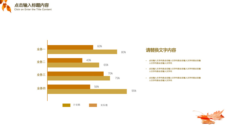 一叶知秋小清新通用模板