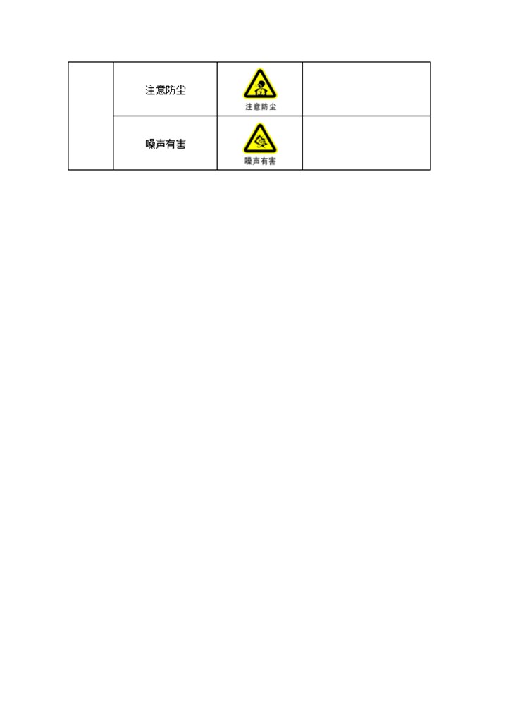 企业安全警示标志大全