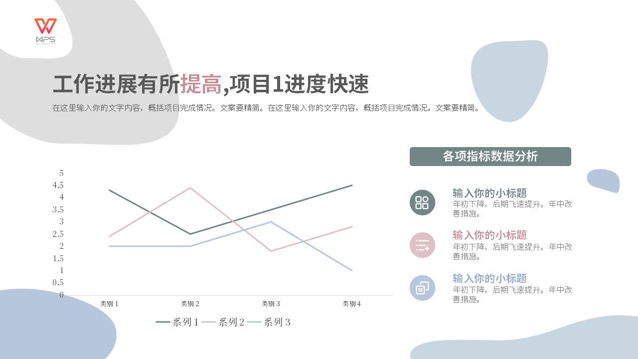 浅色简约复工工作计划PPT模板