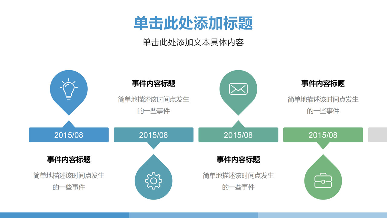 蓝天白云毕业答辩模板