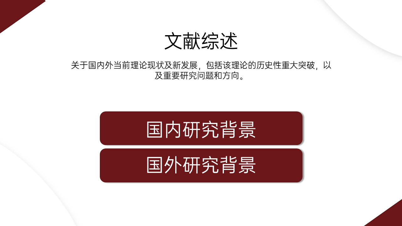 微立体商学院毕业答辩模板