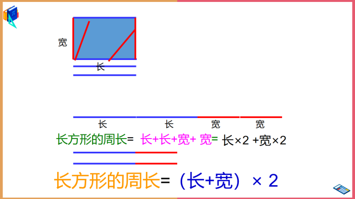 小学数学青岛版三年级上册《5长方形、正方形的周长1》课件