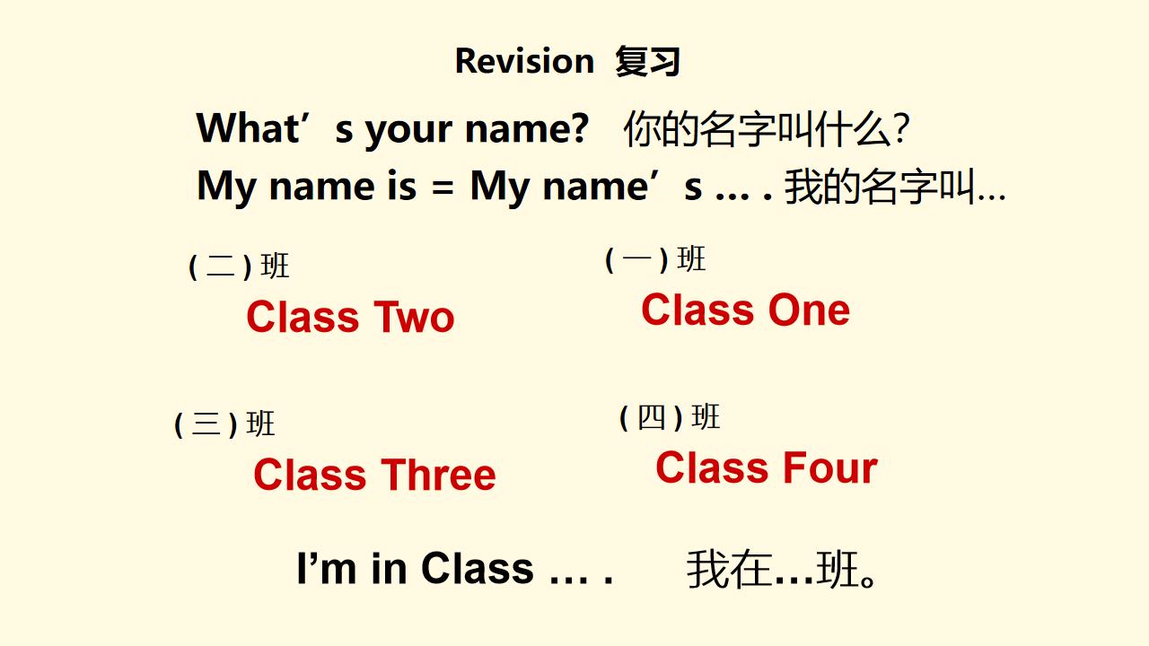 小学英语人教版三年级下册《unit 2 i’m in class